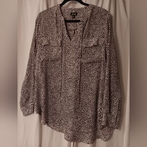 Lepord print Womens top